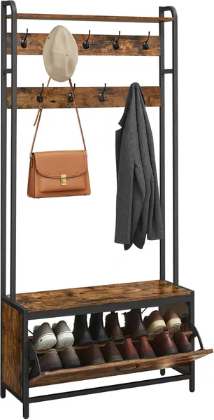 Garderobenständer mit Schuhschrank