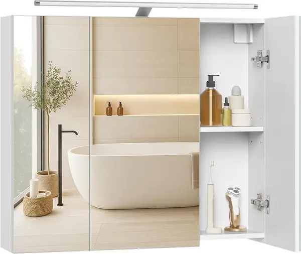 Kailyn Kollektion - Spiegelschrank Bad mit Beleuchtung