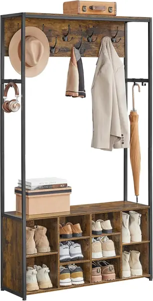 Kleiderständer – Garderobe, Eingangsmöbel mit Schuhregal