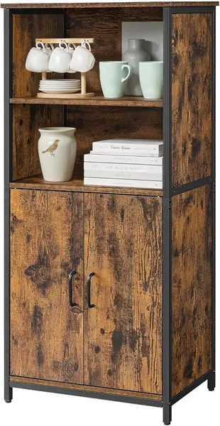 Küchenschrank – Bücherregal, 2 offene Fächer