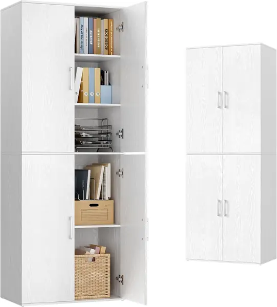 Mehrzweckschrank – mit 4 Türen, 5 Ablagen