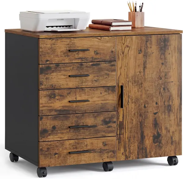 Rollcontainer – mobiler Aktenschrank, Schubladenschrank
